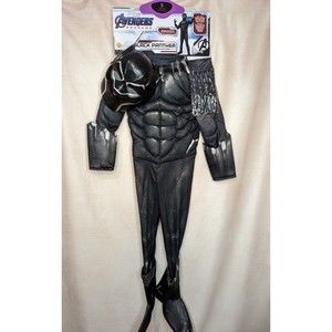NWT Marvel Avengers Black Panther Kids Costume Size Small